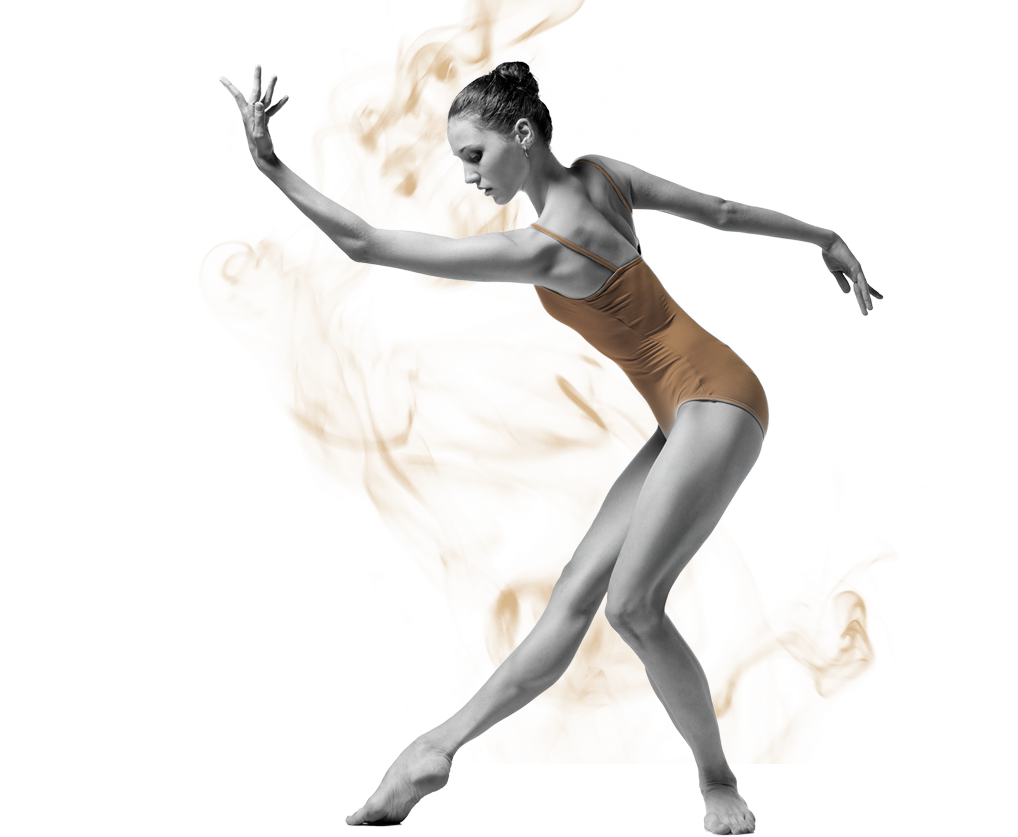 Posture élégant de la danse contemporaine ou Jazz