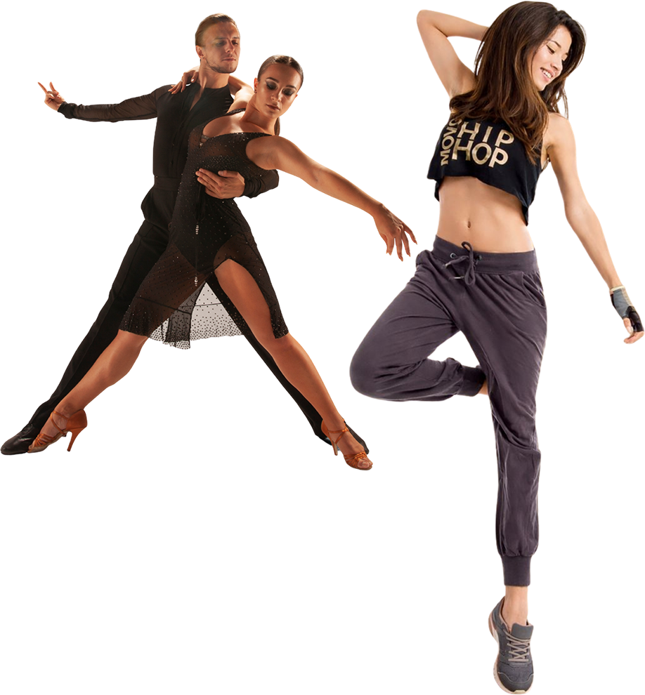 Duo en danse latine et solo en hip-hop